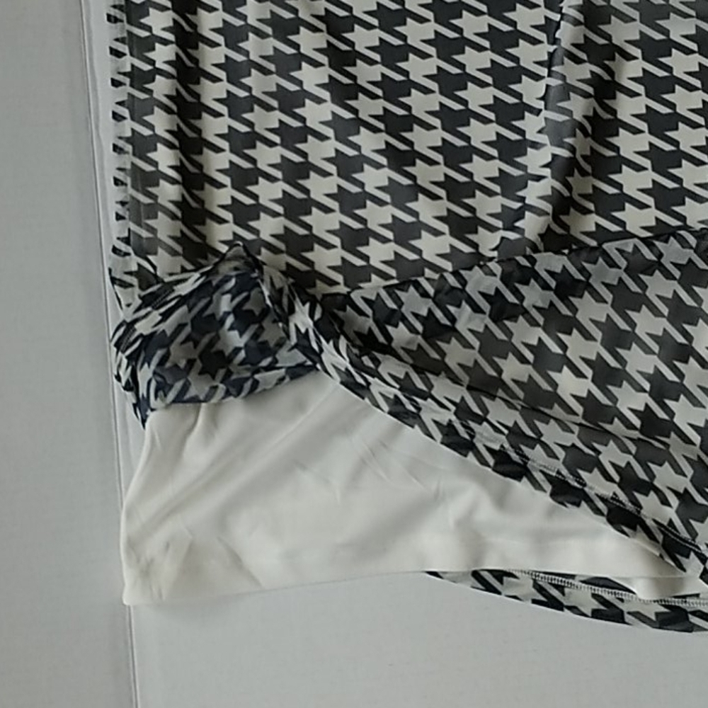 Rhino & Pelle, Black/White Mesh Dress, Sz M - Picture 12 of 12